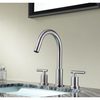 Anzzi Roman 8" Widespread 2-Handle Bathroom Faucet in Brushed Nickel L-AZ190BN